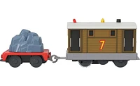 Thomas & Friends Toby Motorized Toy Train Engine with Cargo