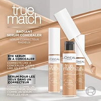 L'Oreal Paris True Match Radiant Serum Concealer with Hyaluronic Acid & Caffeine, Neutralizes Dark Circles