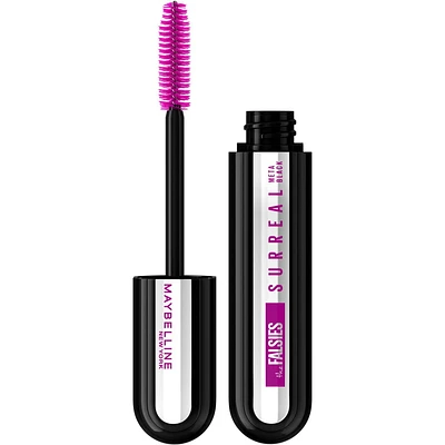 Maybelline New York Falsies Surreal Washable Mascara, +36% Length, Vegan Formula, Meta Black, 10 ml<br>Maybelline New York Falsies Surreal Washable Mascara, +36% Length, Vegan Formula, Meta Black, 10 ml, -