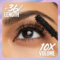 Maybelline New York Falsies Surreal Washable Mascara, +36% Length, Vegan Formula, Meta Black, 10 ml<br>Maybelline New York Falsies Surreal Washable Mascara, +36% Length, Vegan Formula, Meta Black, 10 ml, -