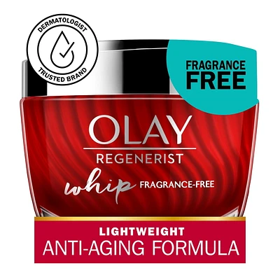 Olay Regenerist Whip Face Moisturizer Fragrance-Free, 50 mL