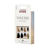 KISS Voguish Fantasy - 28 faux ongles, moyens Manucure gel prête à porter