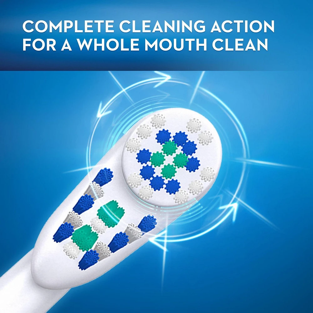 Oral-B Deep Clean Battery Powered Toothbrush Replacement Brush Heads, 2 count