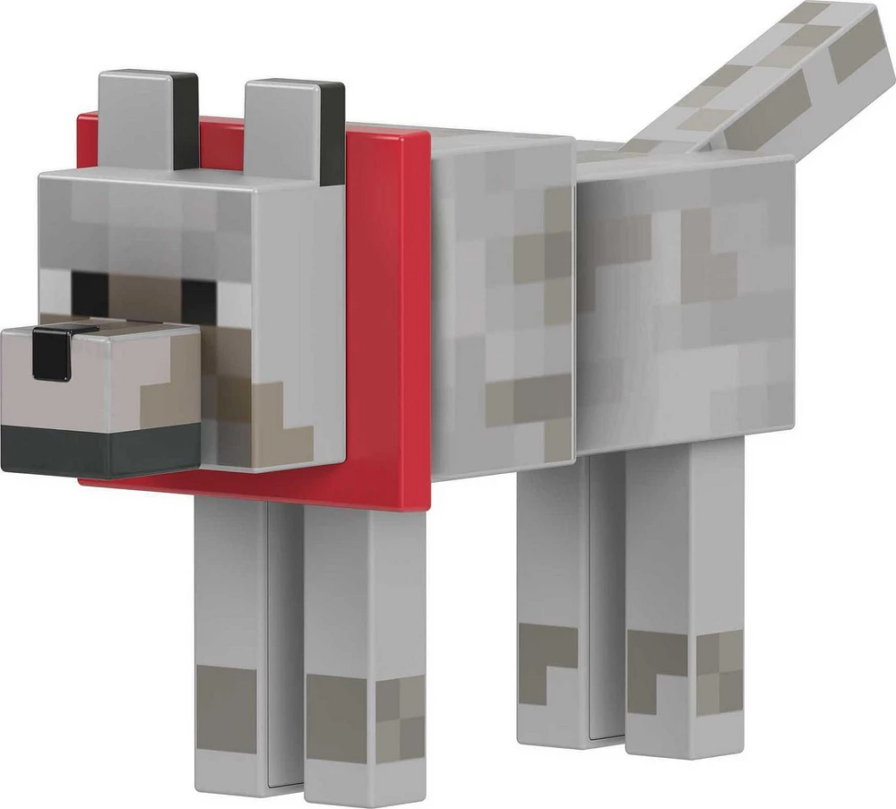 Minecraft Diamond Wolf Action Figure with Accessories