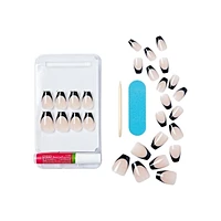 KISS Salon Acrylic French, Flame, Court Ballerine, 28u. 10 mL