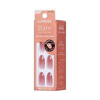 imPRESS Bare but Better, Medium Almond, 30 count., Serenity