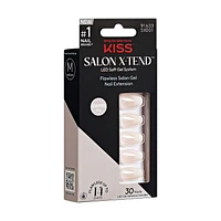 KISS Salon X-tend LED Soft Gel System, Words, Medium Coffin, 30 count., Words