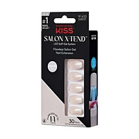 KISS Salon X-tend LED Soft Gel System, Words, Medium Coffin, 30 count., Words