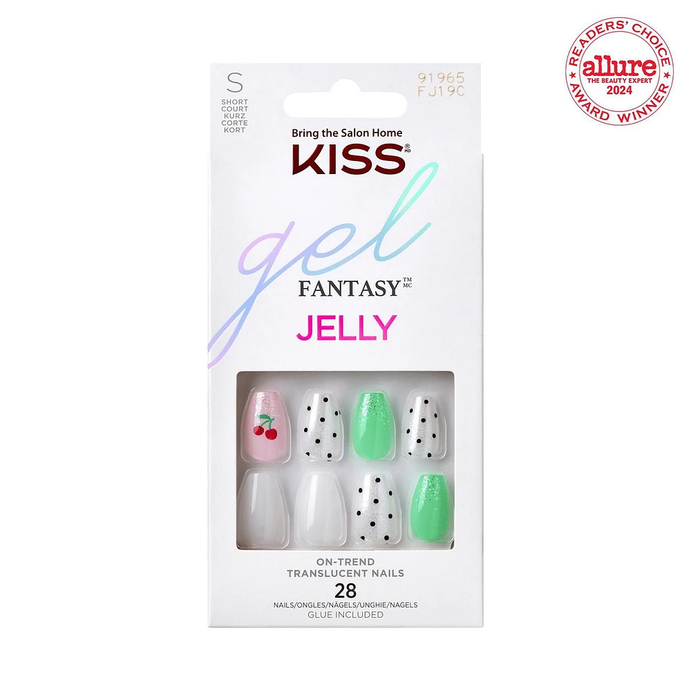 KISS Gel Fantasy - 28 faux ongles