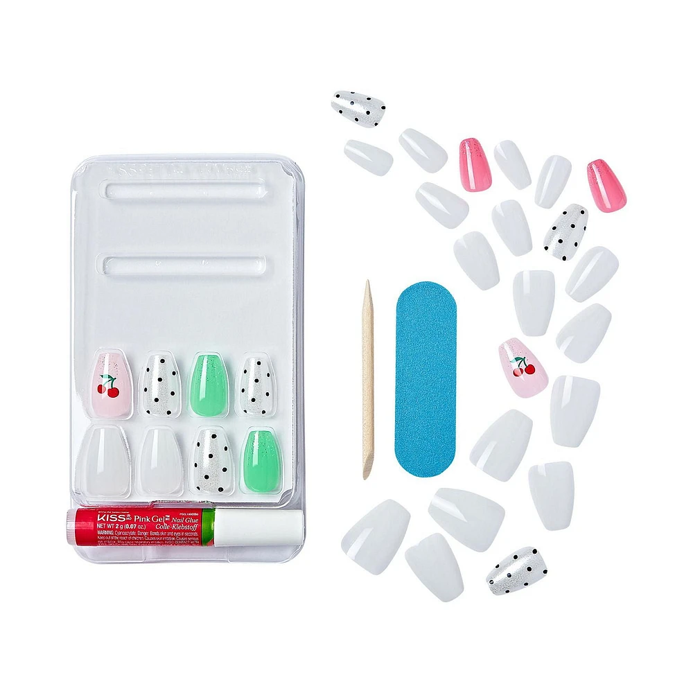 KISS Gel Fantasy - 28 faux ongles