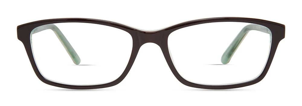 Hard Candy Lunettes De Vue Pour Femmes, Twist Of Lime, Brun, 51-15-140