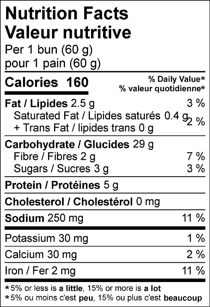Morning Rounds Plein goût Ozery Bakery 6 morceaux, total de 360 g
