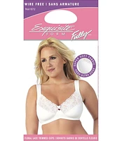 Exquisite Form  #9661872 FULLY Full-Support Bra, Lace, Wire-Free, Available Sizes 38C-44DD