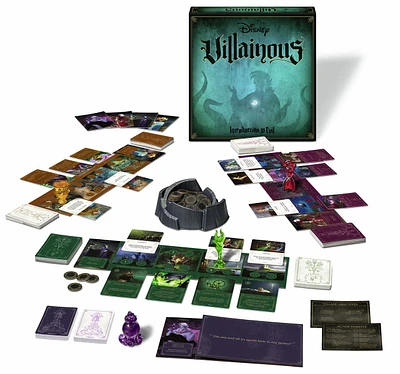 Disney Villainous Intro To Evil with Lorcana Card - English Edition, Disney Villainous Game