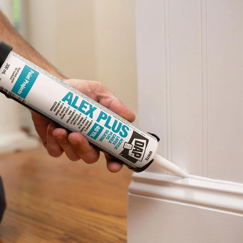 Alex Plus White Caulk, White