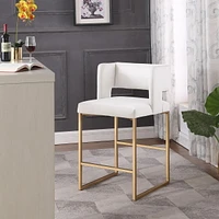 Alice Counter Stool, Set of 2, Beige