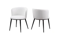 Alexandrea Dining Chair, Set of 2, White