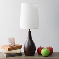 Simple Designs 1 Light Tear Drop Table Lamp