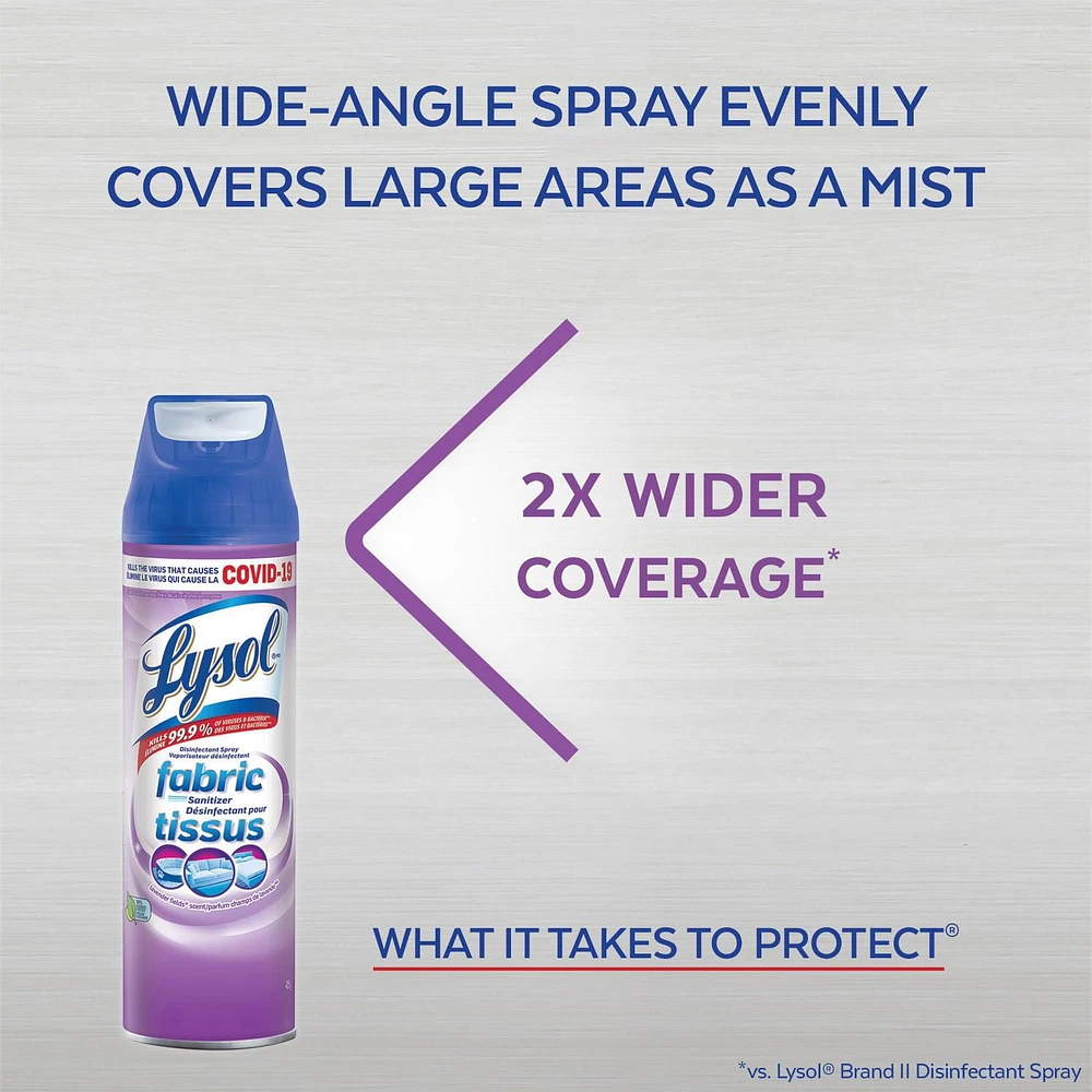 Lysol MD Désinfectant pour tissus parfum champs de lavande MD 425 g 425g