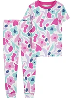 Carter's Child of Mine Baby and Toddler Girls' Floral 2-Piece Pajama Set