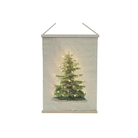 LED Tree Fabric Wall Hanging