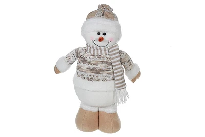 Snowman Plush Stander 15"