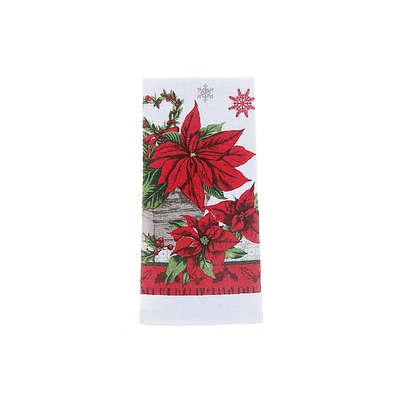 Hand Towel Poinsettia - Set of 6