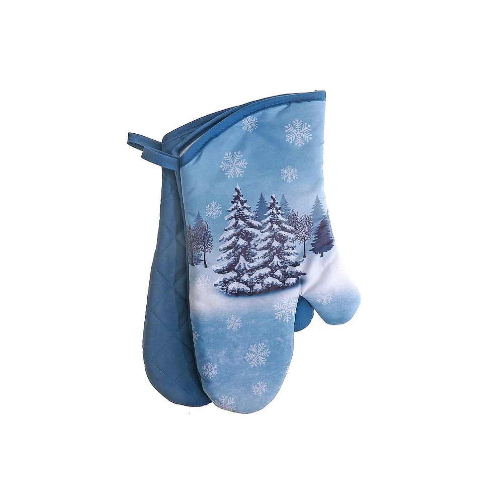 Oven Mitts 2 Pcs Tree - Set of 2