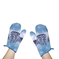 Oven Mitts 2 Pcs Tree - Set of 2