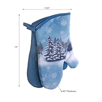 Oven Mitts 2 Pcs Tree - Set of 2