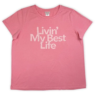 Pink closet Ladies plus size  short sleeve tee shirt