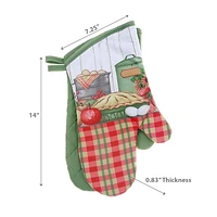 Oven Mitts 2 Pcs Pie - Set of 2