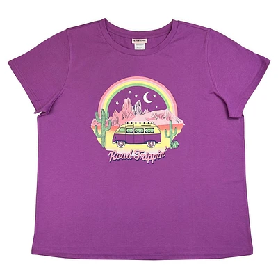 Pink closet Ladies plus size short sleeve tee shirt