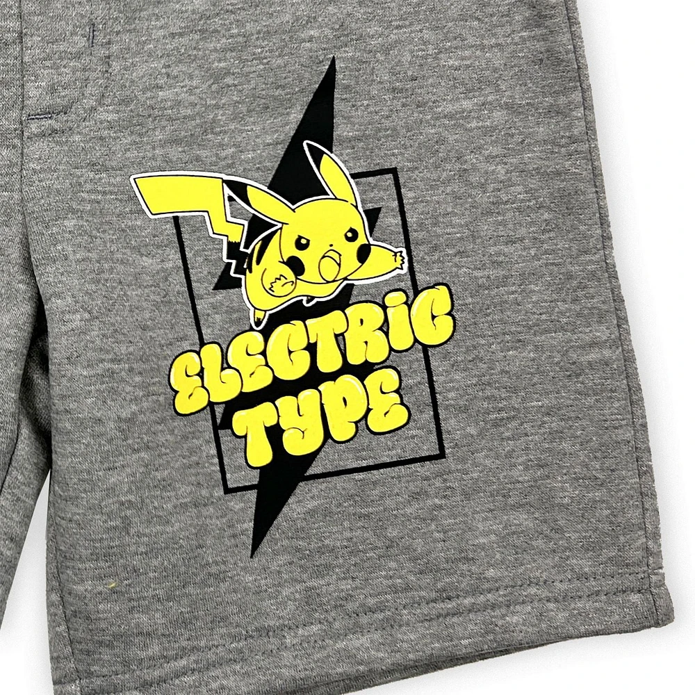 Pokemon Boys athletic shorts with draw string