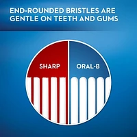 Brosse à dents Oral-B Blanc brillant, moyenne 1 Brosse à dents