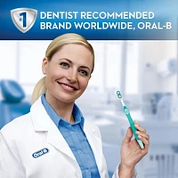 Brosse à dents Oral-B Blanc brillant, moyenne 1 Brosse à dents