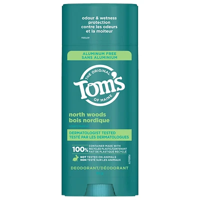 Tom’s of Maine North Woods Natural Deodorant for Men and Women, Aluminum Free, 92g