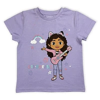 Gabby's Dollhouse Toddler girls short sleeve tee shirt