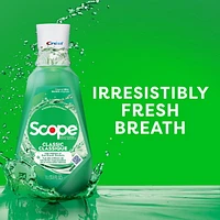 Crest Scope Classic Mouthwash, Original Mint, 1L