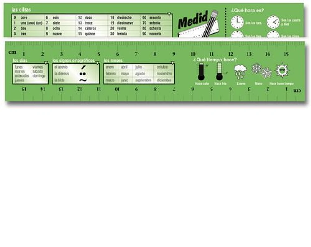 Spanish Reference Ruler