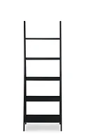 Aurora Ladder Bookshelf, Black