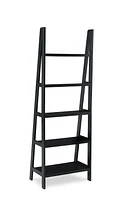 Aurora Ladder Bookshelf, Black