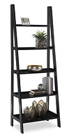 Aurora Ladder Bookshelf, Black