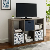 Gorham 6 Cubby Storage Cabinet in Grey