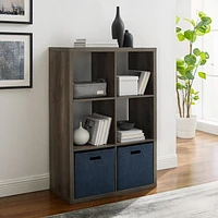 Gorham 6 Cubby Storage Cabinet in Grey