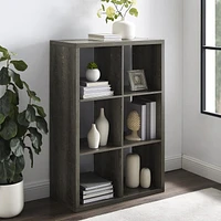 Gorham 6 Cubby Storage Cabinet in Grey