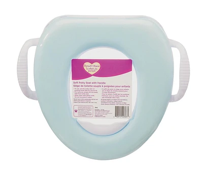 Siège de toilette souple pour enfants Le choix du parent à poignées
