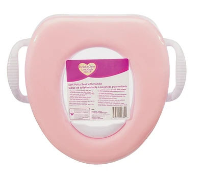 Siège de toilette souple pour enfants Le choix du parent à poignées