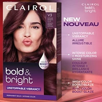 Clairol Bold & Bright Permanent Hair Dye, Intense Color + Moisturizing Shine