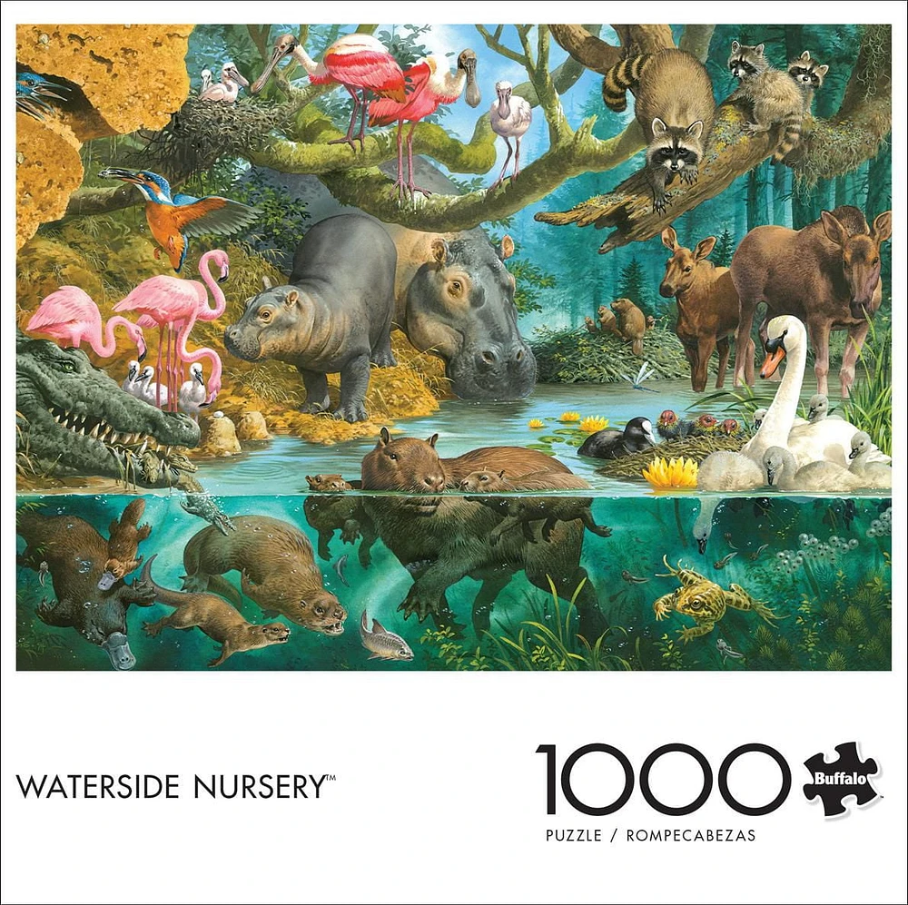 Buffalo Games - Waterside Nursery - 1000 Piece Jigsaw Puzzle